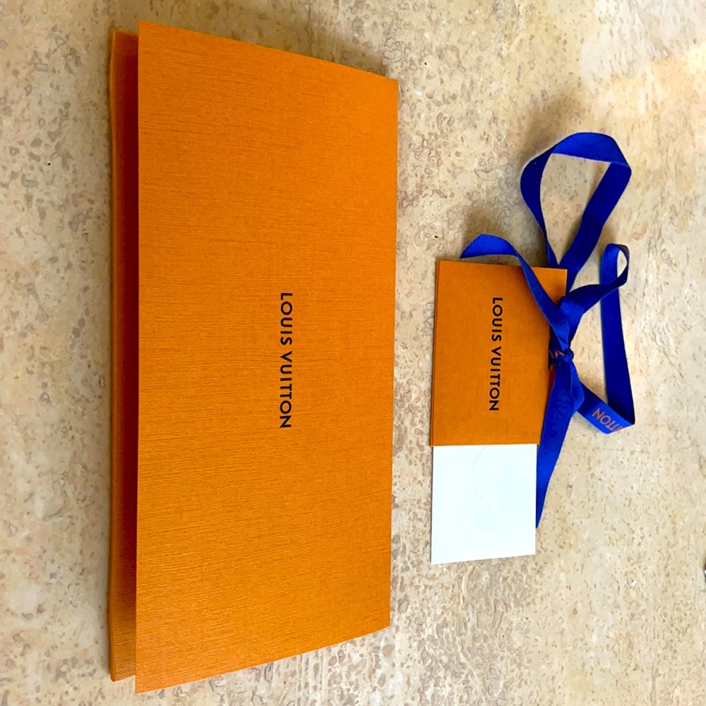 Authentic LV Large Receipt envelope with card